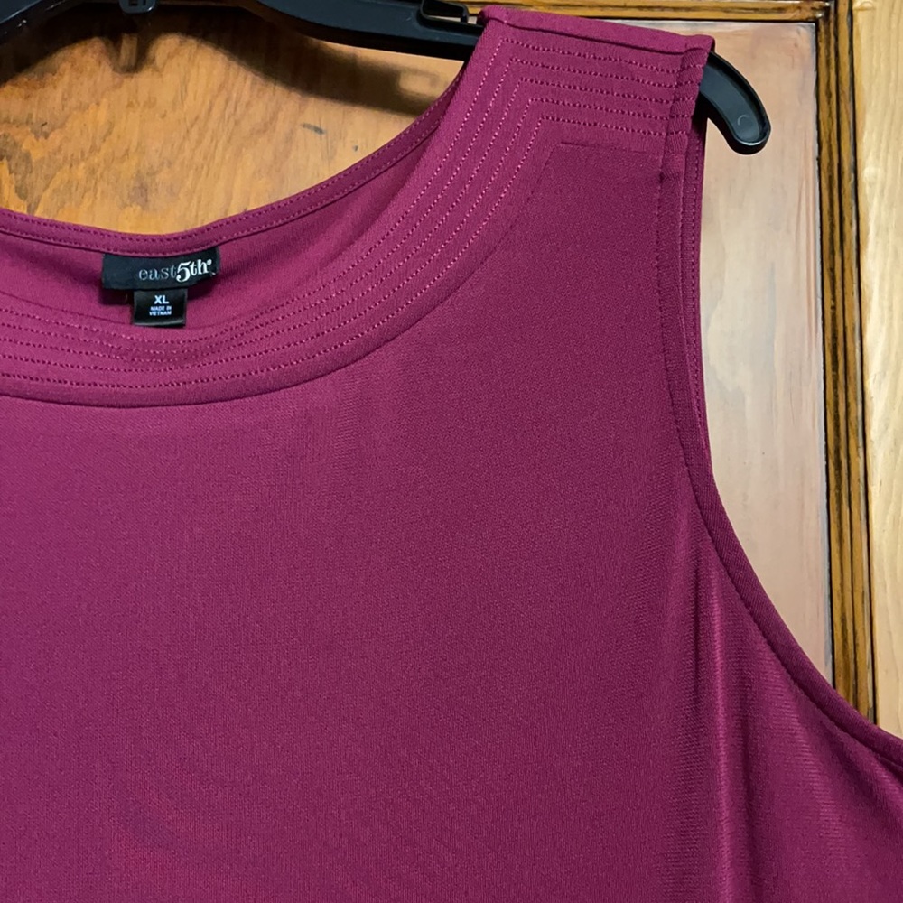 Purple East 5th Sleeveless Blouse